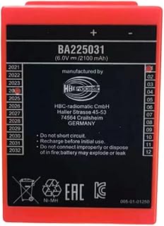 HBC BA225031 2100mAh 6V Rechargeable Battery