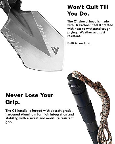FiveJoy Folding Shovel Multitool (C1)