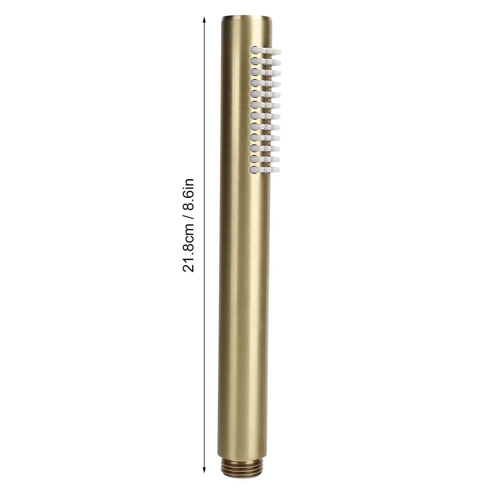 Hyuduo High Pressure Handheld Shower Head – Brass, G1/2 Inch, With Silicone Nozzles