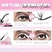 Lash Cluster Glue Bond and Seal Waterproof 2 in 1 Long-Lasting Eyelash Cluster Adhesive 72H Strong Hold 10ML Lash Clusters Glue by MOONKALI