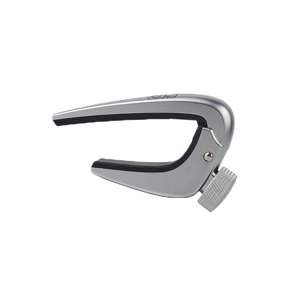 B-Bird BACAPOCVCR Fine Tune Capo for Acoustic and Electric Guitars, Brushed Alloy