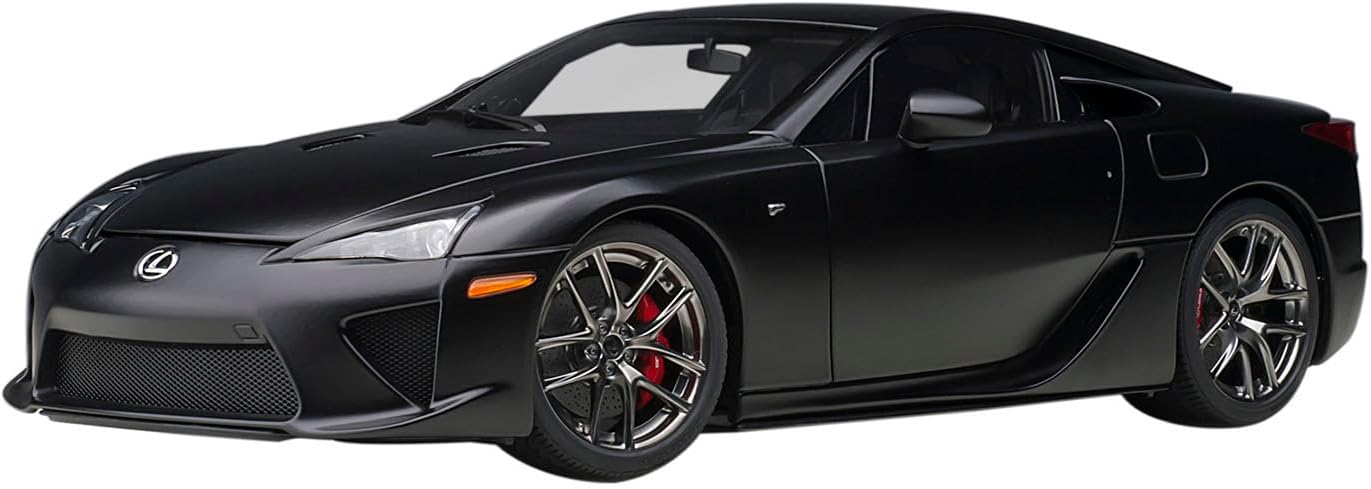 Lexus LFA Matt Black 1/18 Model Car