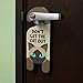 GRAPHICS & MORE Siamese Cat Do Not Disturb Plastic Door Knob Hanger Sign - Don't let The cat Out