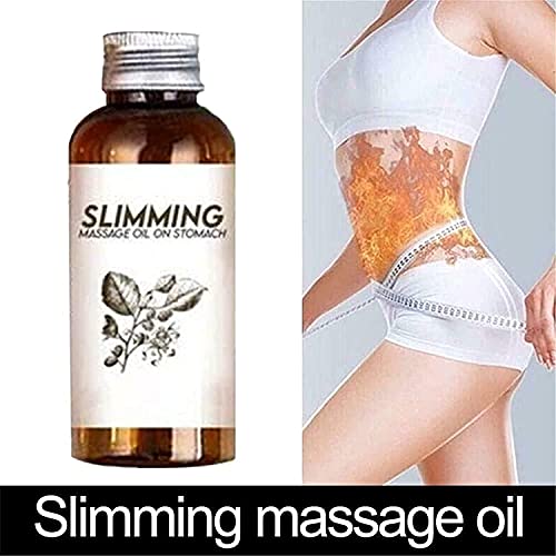 Bellyoff Herbal Slimming Massage Oil, Belly Button Slimming Essence, Burnup Ultimate Cellulite Heating Spray, Anti Cellulite Massage Oil, For Quick Absorption And Penetration Stay Perfect Shape (2Pcs) #TOP3