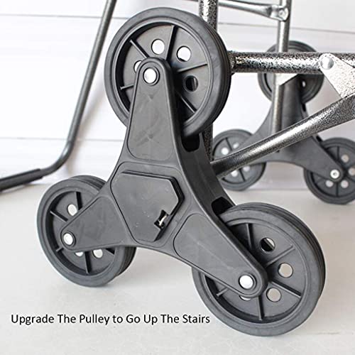 SENWEI Multifunktions-Einkaufstrolley mit großem Fassungsvermögen, super leicht, handlich, mit Rädern, mit Hauptfach und… – Bild 5