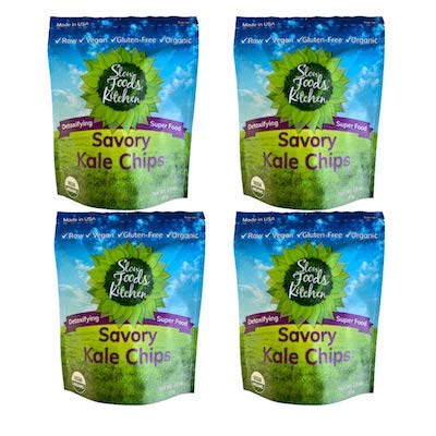 Kale Chips - Made in USA with Organic Kale Fresh I Superfood, Organic & Non-GMO Snack I 2oz (1 Pack) I Raw, Vegan, Organic, Gluten-Free