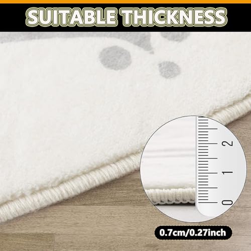 Hearda Teppich Rund, Reppich Schlafzimmer, Einfarbiges Korallenfleece Innenbereich Runder Teppich, Waschbarer rutschfest Teppich, fürs Wohnzimmer, Kinderzimmer, Büro (60cm,Grau)