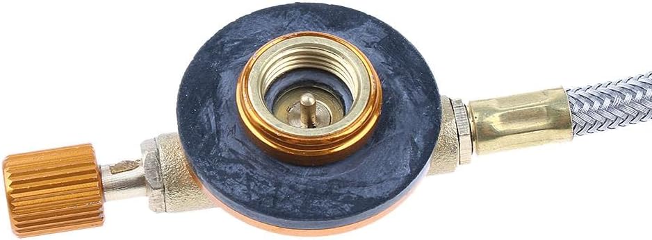 Gas Hose with Quick Connect Fittings for Double Stoves | Easy Install & Disconnect | Perfect for Camping, BBQ, Travel | Propane Hose Adapter Replacement Pipe - 72cm