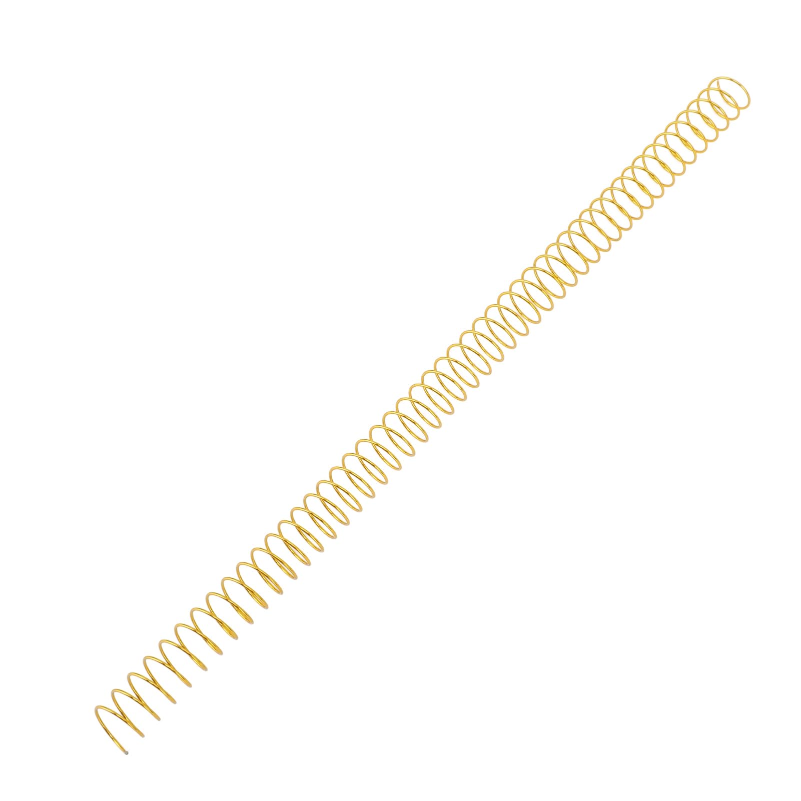 Cocoarm Bobine per Rilegatura a Spirale da 100 Pezzi, Ferro con Rapporto 4:1, capacità di 115 Fogli per Carta A4 e Rilegatura di Documenti (GOLD)