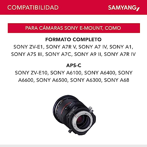 Ficha técnica Samyang MF 24mm F3.5 T/S para Sony E - Fernando Cortés