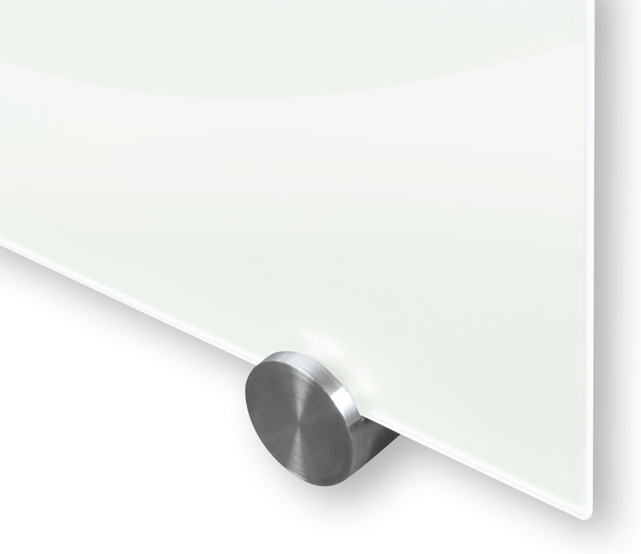 Best-Rite 72 x 48 x 1/8 Inches Visionary Magnetic Glass Whiteboard, Frameless, Glossy White,