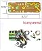 2,000 Gold Hologram TamperMax Tamper Evident Security Label Holographic Seal Sticker, Rectangle 0.75" x 0.25" (19mm x 6mm).