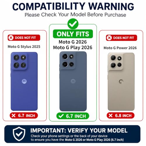 CLATUK for Motorola Moto G 2026 Case 5G G Play 2025 Marble and Flowers Slim Anti-Drop Shockproof Protective Soft Shockproof Clear Phone Protective Covers 6.7 Inch (Night) - image 2