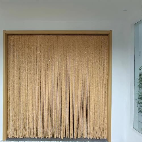 Cuentas de madera para puerta y cortinas de cuerda divisorias de ambientes para el hogar 6