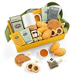 Artisan Tea Gift Basket | GiftTree | With Ceramic Mug, Steven Smith Tea Sampler, Gourmet Cookies & Chocolates – Premium Tea Lover Gift Box for Birthdays, Thank You & Corporate Gifts