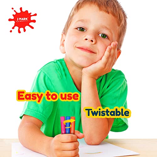J Mark Tempera Paint Sticks, 36 Colors - Including Stencils And Painting Book, Set Of Washable Paint Crayons For Kids - Solid Paint Markers For Toddlers And Children - With Art Supplies #TOP5