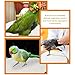 ibasenice 100pcs Bird Cage Liner Mats Water-Absorbent Parrot Cage Cushions Birdcage Bottom Liners for Easy Cleaning and