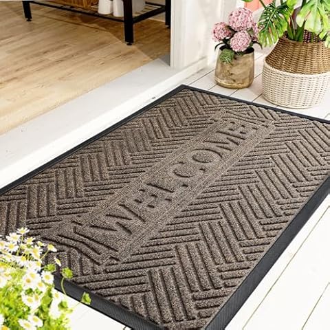 Mibao Durable Non-Slip Outdoor Doormat Cover