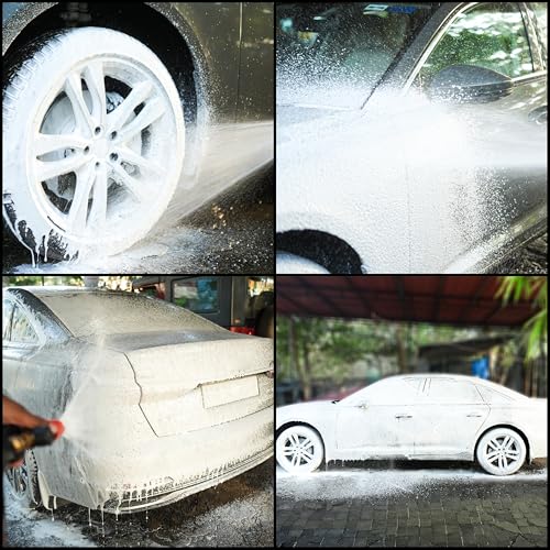Image of Car & Bike Shampoo with 250ml | pH Neutral | Thick Snow Foam for Deep Cleaning | Safe On Paint, PPF & Ceramic Coats | Strawberry Fragrance (250 ML)