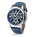 Pasabideak Absolute Billig. Sieht Aber Wirklich Teuer Herren Kleid Watch- Fashion Einfache Analog Armbanduhr Zifferblatt Quarz Krokodil Kunstleder (Blue)