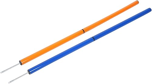 Miniatura 3 de Barra de barrera de entrenamiento de agilidad portátil para perros poste ajustable para equipos deportivos para mascotas al aire libre