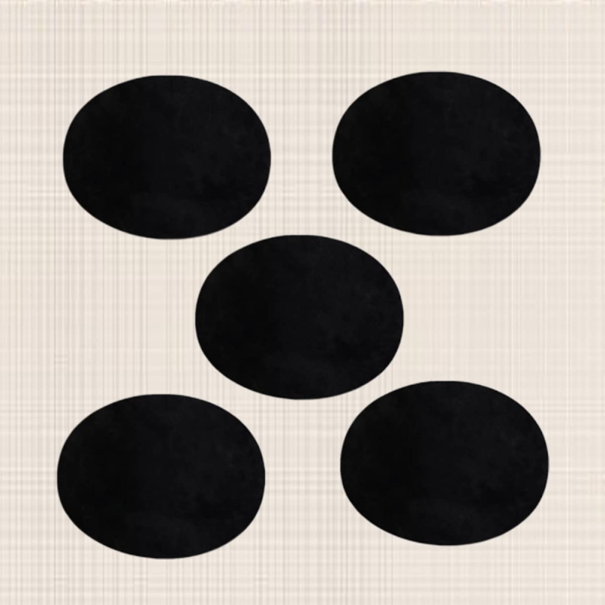 EXCEART 75piezas Parches De Tela De Suede Negro Ovalados Kit Para Ropa Reparación y Decoración De Prendas Aplicaciones De Tela Accesorios De Costura