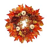 Perfekte Requisiten: natürliche Pflanzen- und Rattanmaterialien, handgefertigt, mit besonderer Bedeutung, basierend auf künstlichen Ahornblättern, Kürbissen, Ginkgo, Tannenzapfen, Baumwurzeln und Beerentrauben. Die perfekte Requisite für die Weihnachtsdekoration.