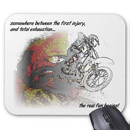 Preisvergleich Produktbild Real Fun Dirt Bike Motocross Mousepad Mouse Pad