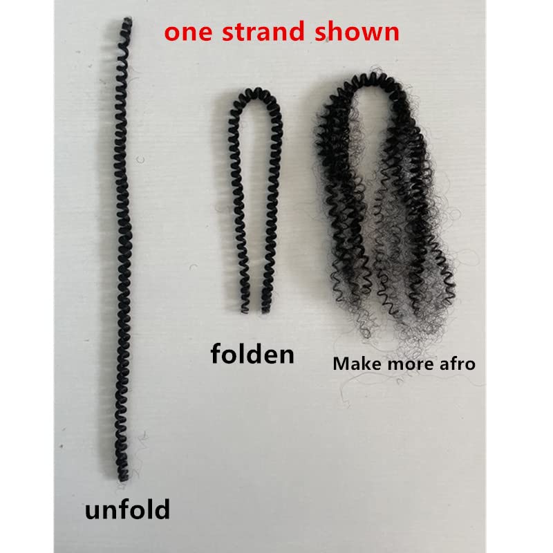 Miniatura 6 de Paquete de 3 extensiones de cabello sintético con giro de resorte de 8 pulgadas, 3 paqueteslote de extensiones de cabello trenzado con rebote (8