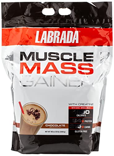 Labrada Nutrition Muscle Mass Gainer, Chocolate, 12 Pound #1