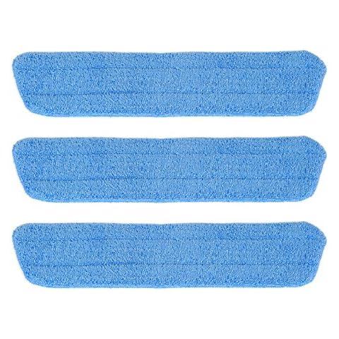 Simplee Cleen Household Swivel Mop Microfiber Damp Scrub Wet Pad (3 Pack) Cover