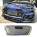 MADALLO Auto Frontstoßstange Kühlergrill für Audi A5 S5 B9 2017-2020 (Refit for Rs5 Quattro Style), Wabengitter, Auto-Styling-Zubehör,Silber