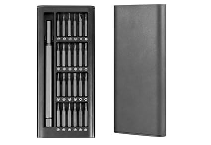 Honest Enterprise 24 in1 Precision Screwdriver Set Multifunction Magnetic Driver Bit Set Pocket Screwdriver Electronics Repair Tool Kit for Repair Computer, PC, Laptop, Tablet, Phone, Watch etc. (2)