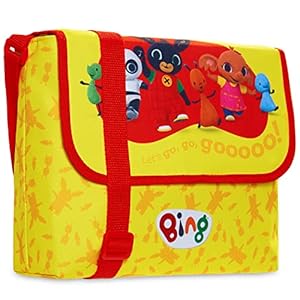 Bing Bunny Bing School Bag for Boys, Kids Messenger Bag, Toddlers Crossbody Messenger Bag for Nursery Kindergarten…