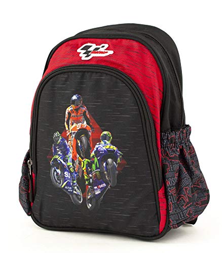 MotoGP Schulrucksack Backpack mit 2 Rei� verschlussf� chern 18MGP 903 RD Mochila Escolar