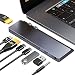 USB C Hub,GIKERSY 8-in-1 USB C Docking Station with 2 HDMI 4K,3 USB-C Ports,2 USB 3.0 Ports,3.5mm Audio Jack,Compatible with MacBook Pro 2019/2018-2016