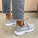Soft Knit Lace Up Sneakers for Women All Day Comfort Non Slip Casual Lightweight Footwear with Arch Support for Gym Travel Commute Errands Weekend Outings Daily Fashion Spring Outdoor Wear Grey