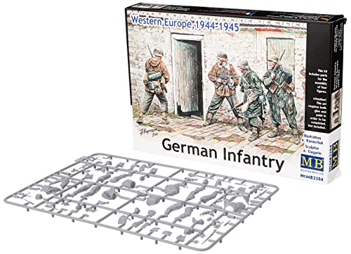 Master Box Models 1/35 German Infantry Western Europe 1944-45 miniatura 1
