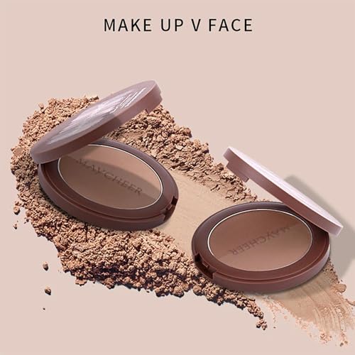 Silky Dual-Color Contour Palette with Mirror - Perfect for Face, Cheek, and Nose Contouring, Eyeshadow and Hairline Filling - Easy to Blend Multi-Use Makeup Kit - Image 6