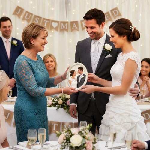 Fiwochic 3 Pack Wedding Picture Frame, 8 x 10 Inch, Oval by Fiwochic - Used condition - Image 6