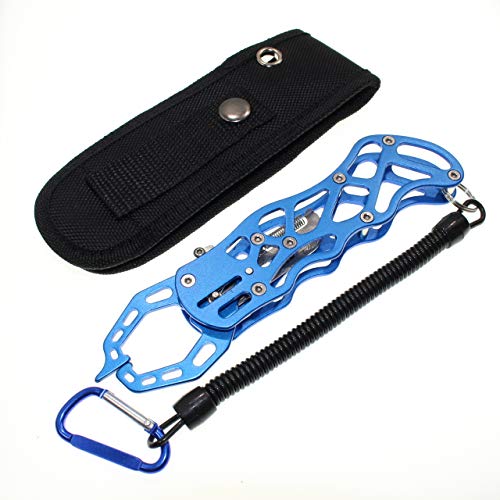 1091 コンパクトフィッシュグリップ 超軽量 74g アルミ製 魚掴み サムトリガー