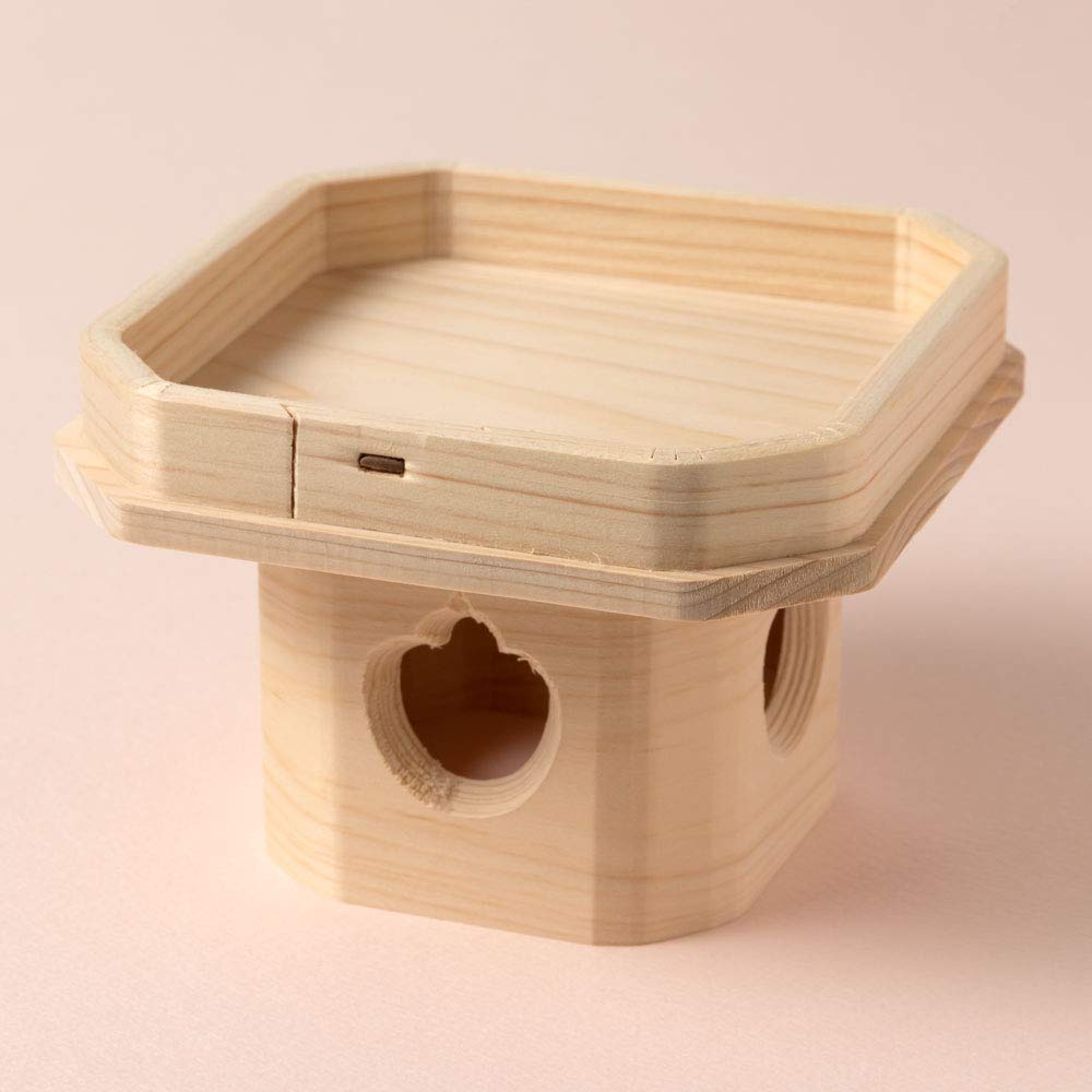 Amazon | ひのきのお月見飾り・ひのき団子と三宝（三方）セット