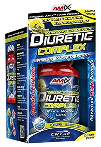 Amix Diuretic Complex Quemador de Grasa, 90 cpsulas