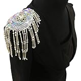(Apliques Moda) Cosa en parches, parches con cuentas apliques, bordados de flores apliques parches, parches de abalorios, insignias de la corona, con cuentas parches para ropa, Aplique parches, parches de flores en 3D"