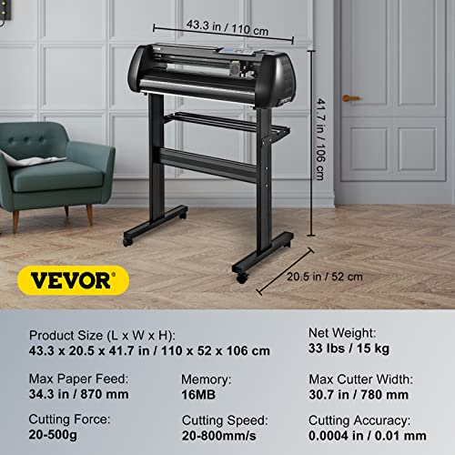 Vevor 34IN CUTTER UPGRADED Vinyl Cutter Machine thumb #6