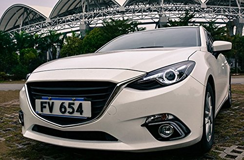 GOWE stylizacja samochodu do Mazda 3 reflektory 2015 nowy Mazda3 Axela LED reflektor oryginalny DRL Bi ksenonowy obiektyw wysokiej mijania parkowania temperatura barwowa: 5000 K; moc: 35 K