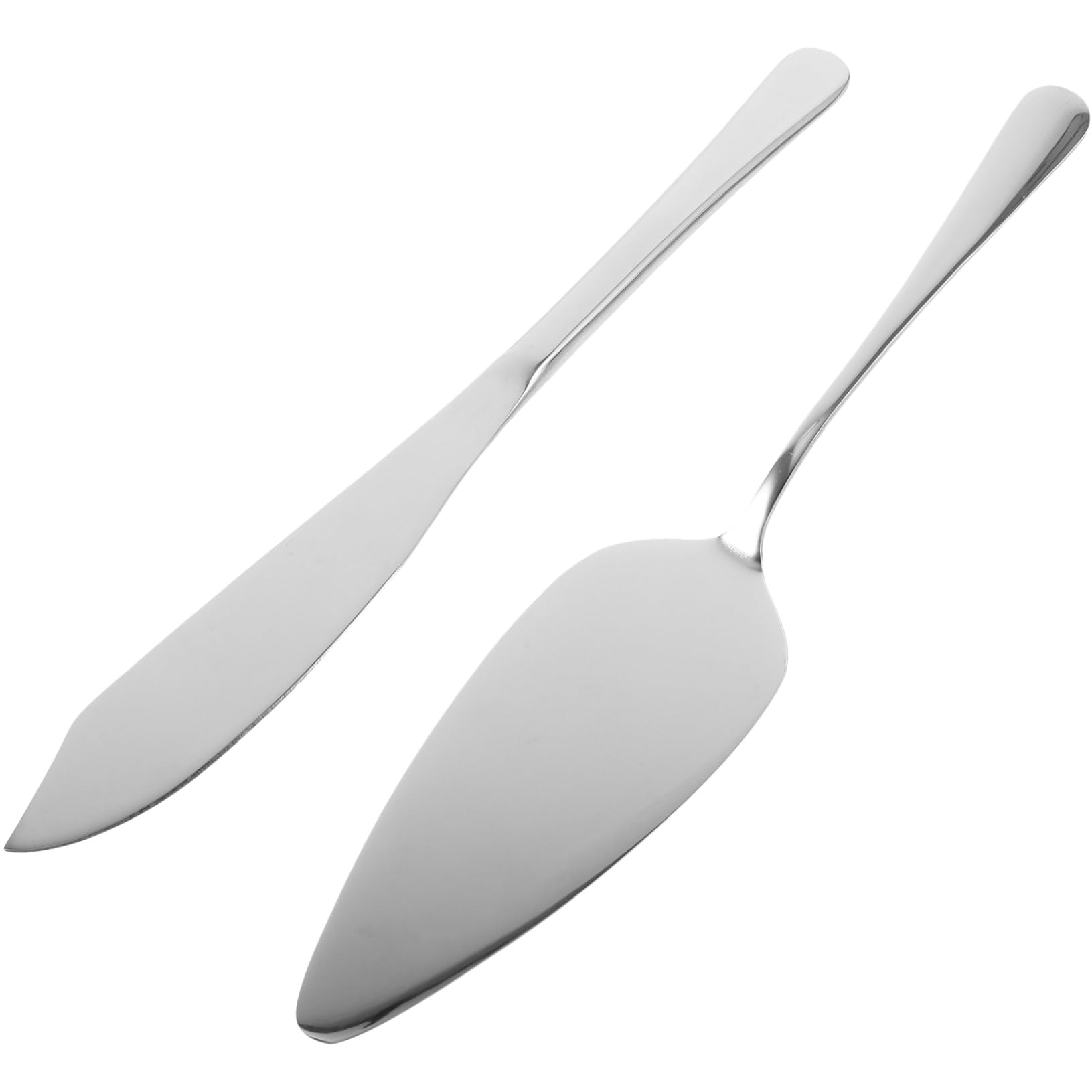 OUNONA 1 Set Wedding Cake Cutter and Server Set Stainless Steel Serving Tool for Anniversaries and Birthdays Polished Finish for and Reusable Cake Accessories