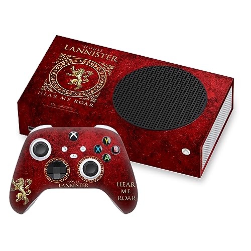 Autocollant vinyle Xbox Series S graphismes Lannister Game of Thrones