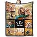 Dog Memorial Blanket, Customized Blankets with Photos for Pet Lover, Personalized Pet Memorial Gifts, Cat Loss Gift, Bereavement Gifts for Loss of Dog, Loss of Pet Sympathy Gift