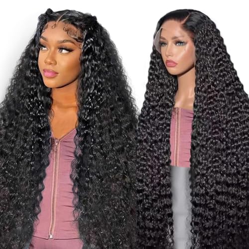 Xojao Water Wave Lace Front Wigs Human Hair 10A 13x4